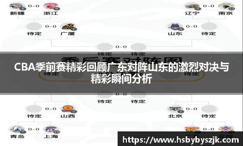 CBA季前赛精彩回顾广东对阵山东的激烈对决与精彩瞬间分析